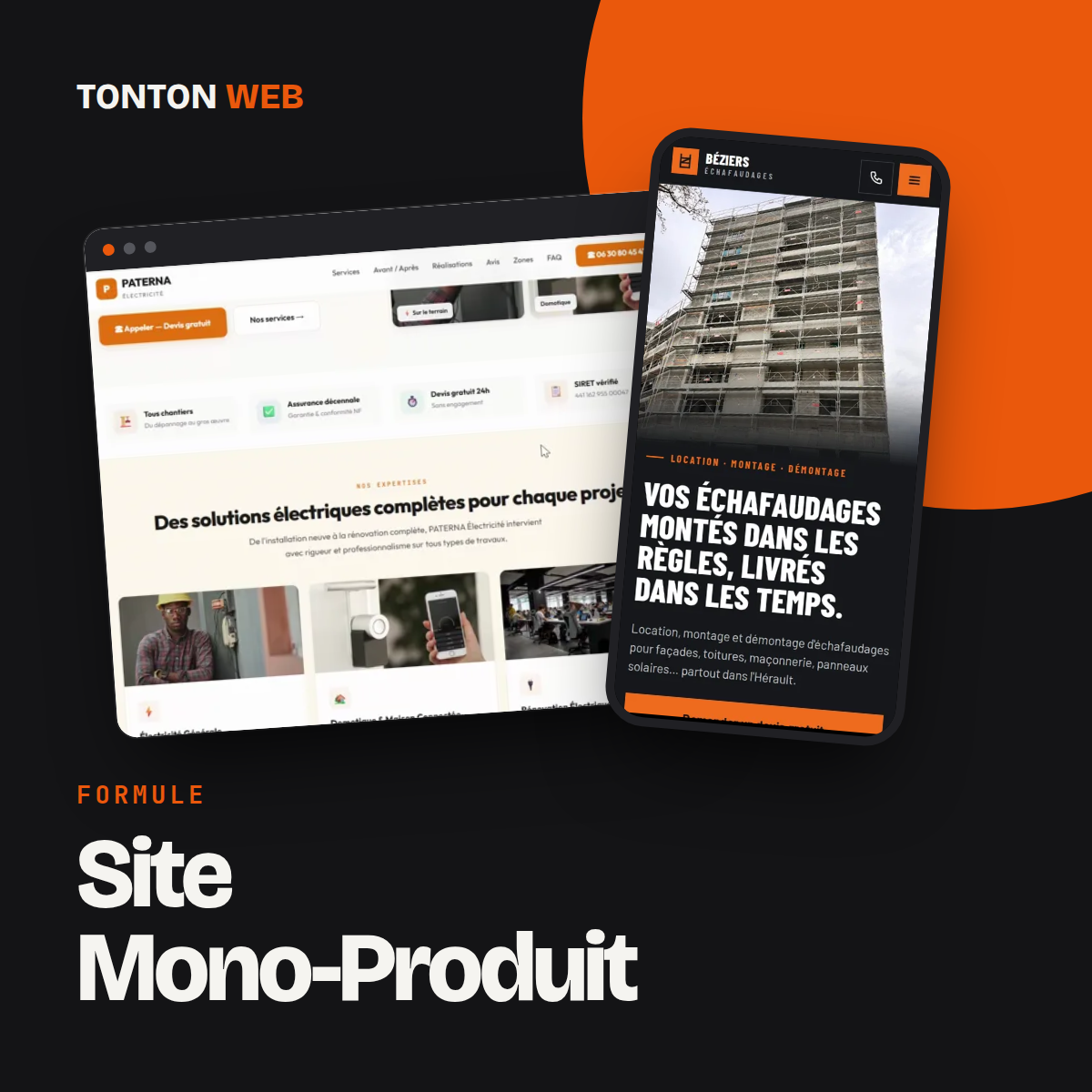 Tonton Web : Site Mono-Produit